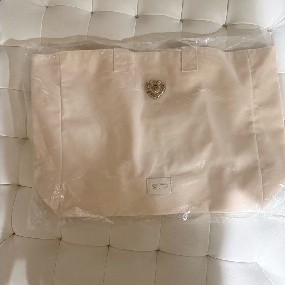 Dolce & Gabbana Cream cloth Devotion Tote